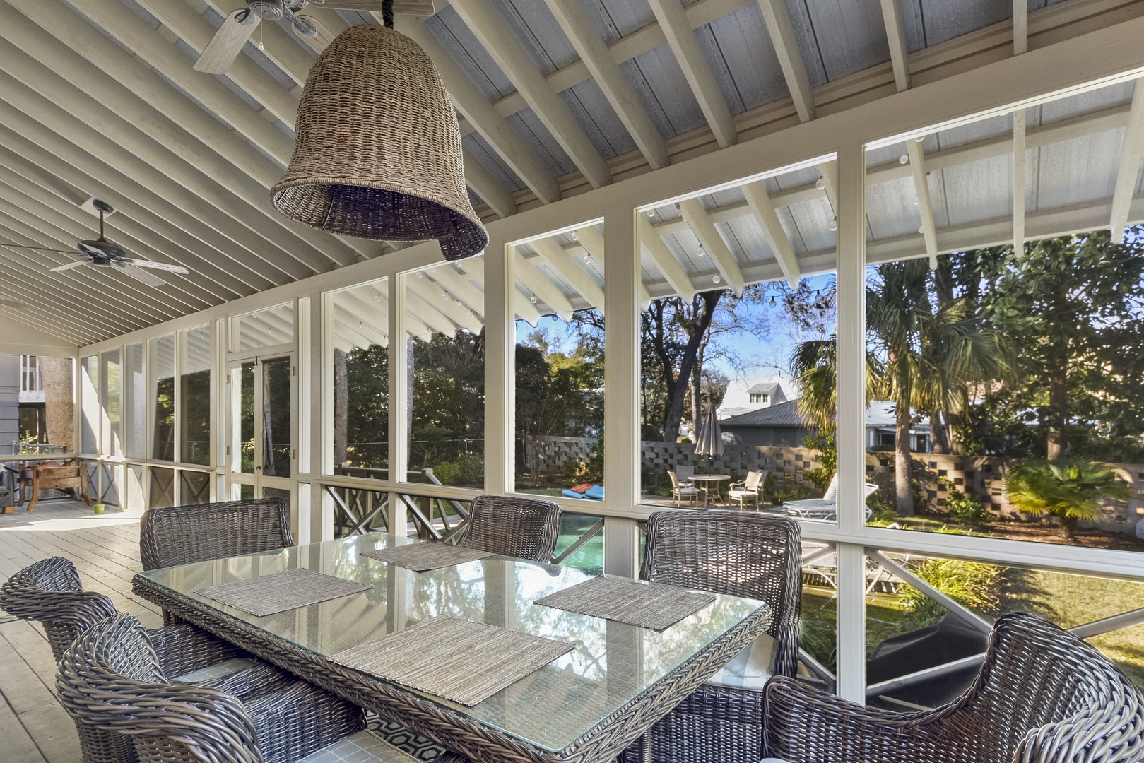 Outside Porch Dining Area