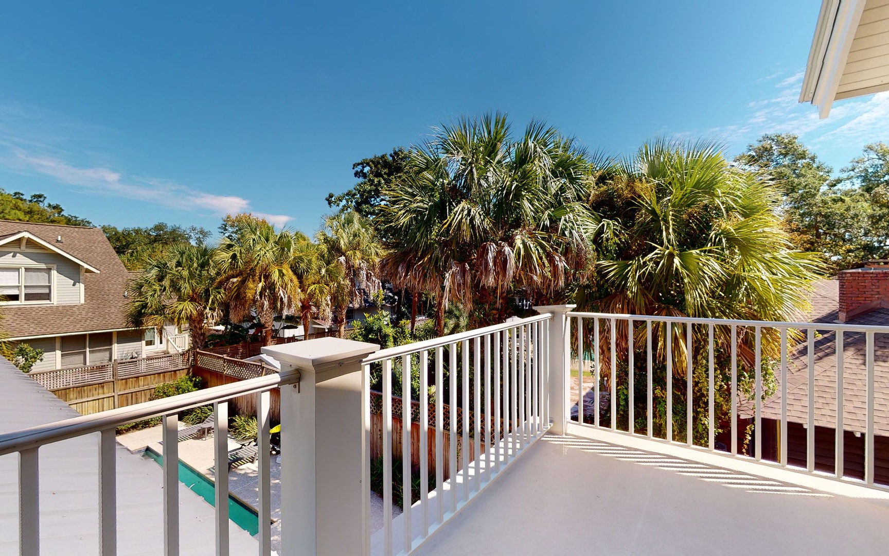 Upstairs Back Porch