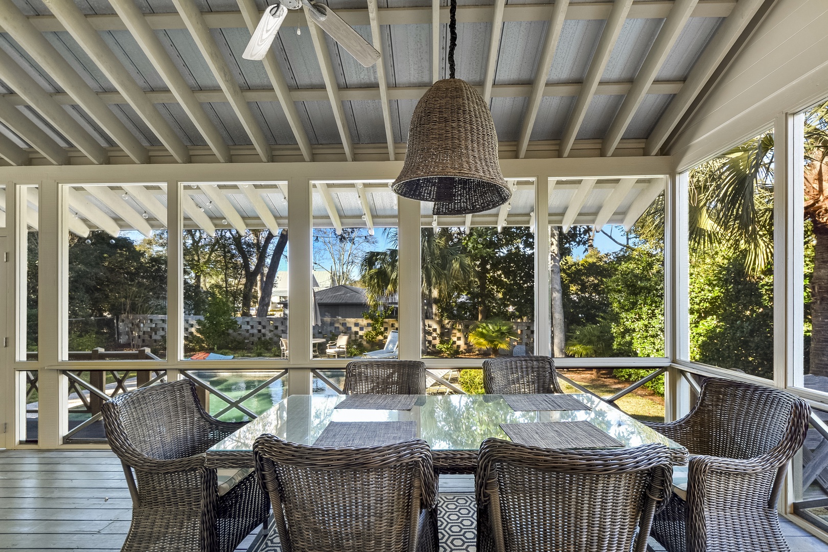 Outside Porch Dining Area