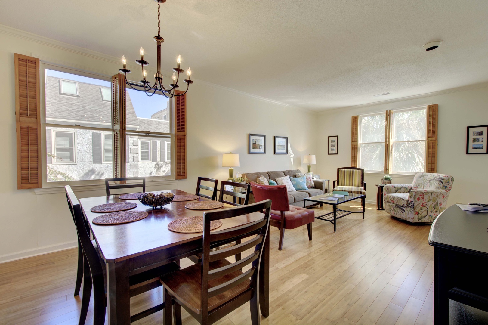 Living Room and Dining Area