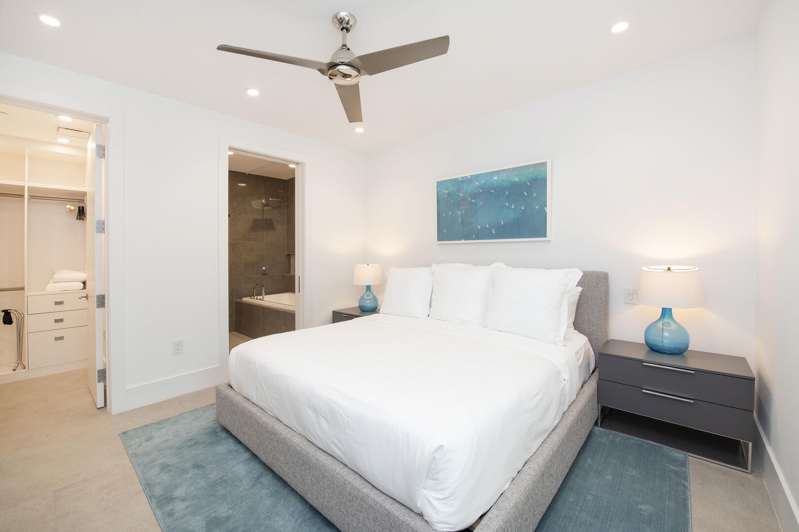 Not pictured, Guest Ensuite #1 equipped with shower bath.