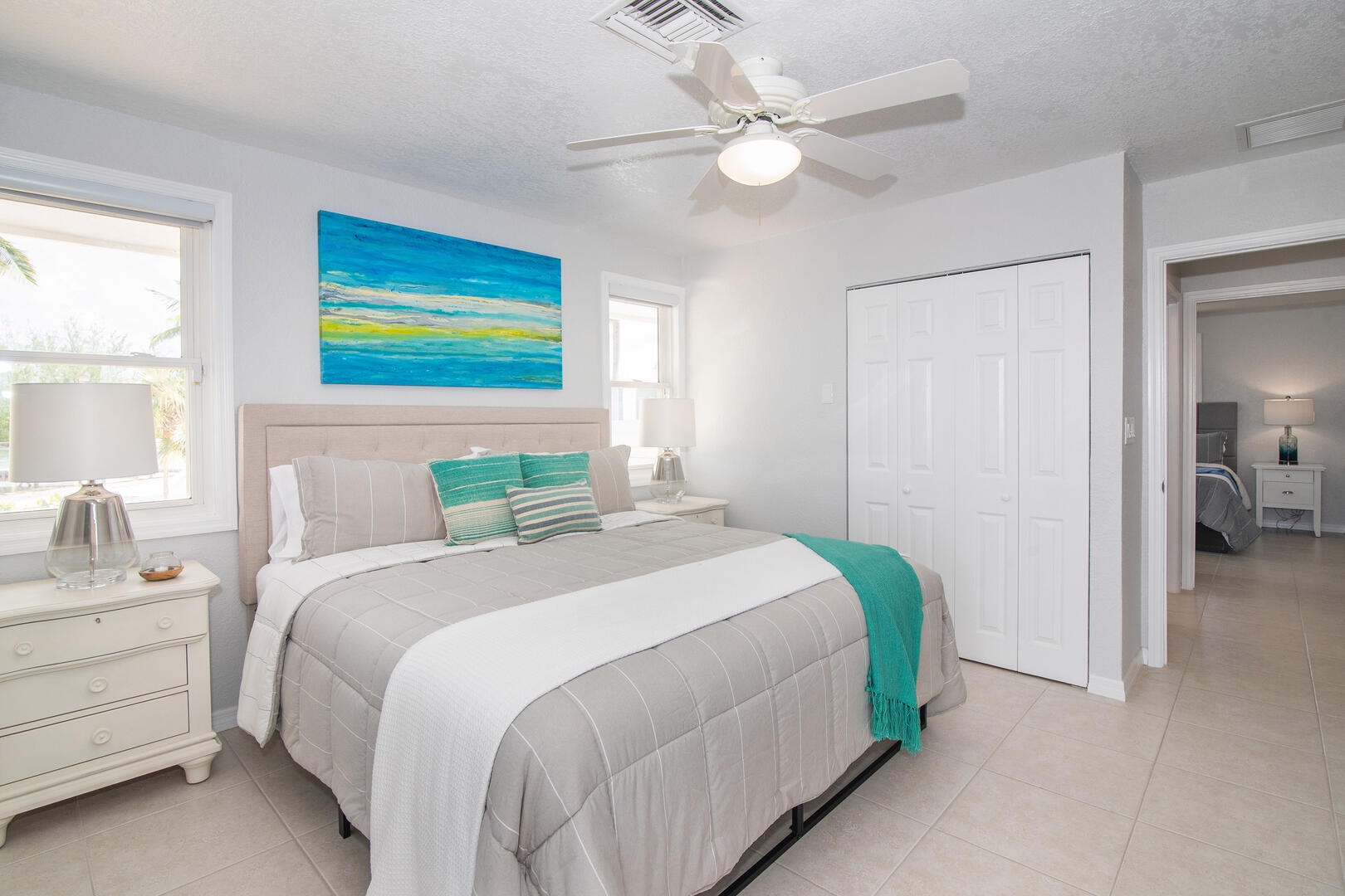 Guest Bedroom #1 with king bed.