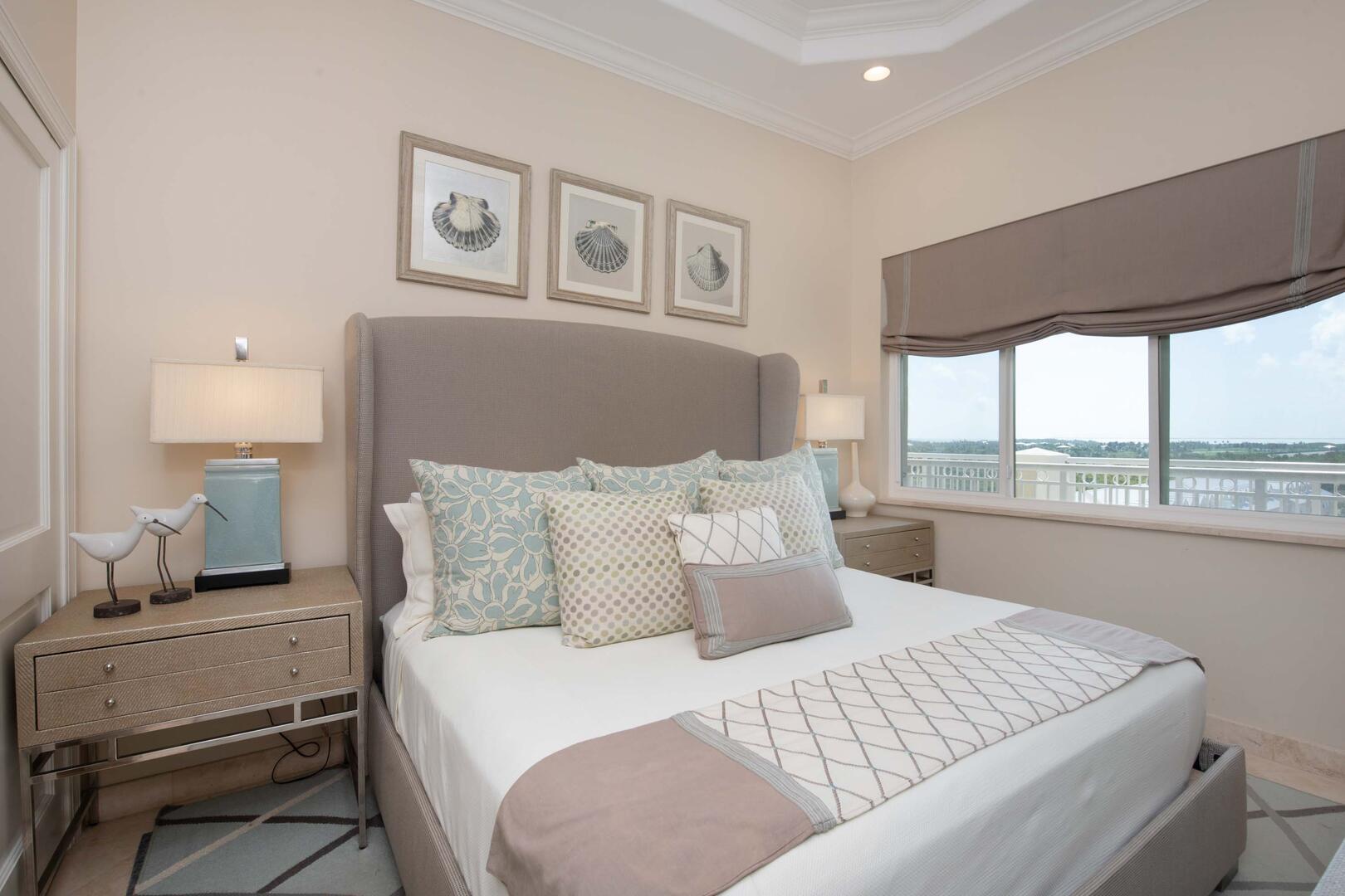 Guest Suite 1 with king bed.