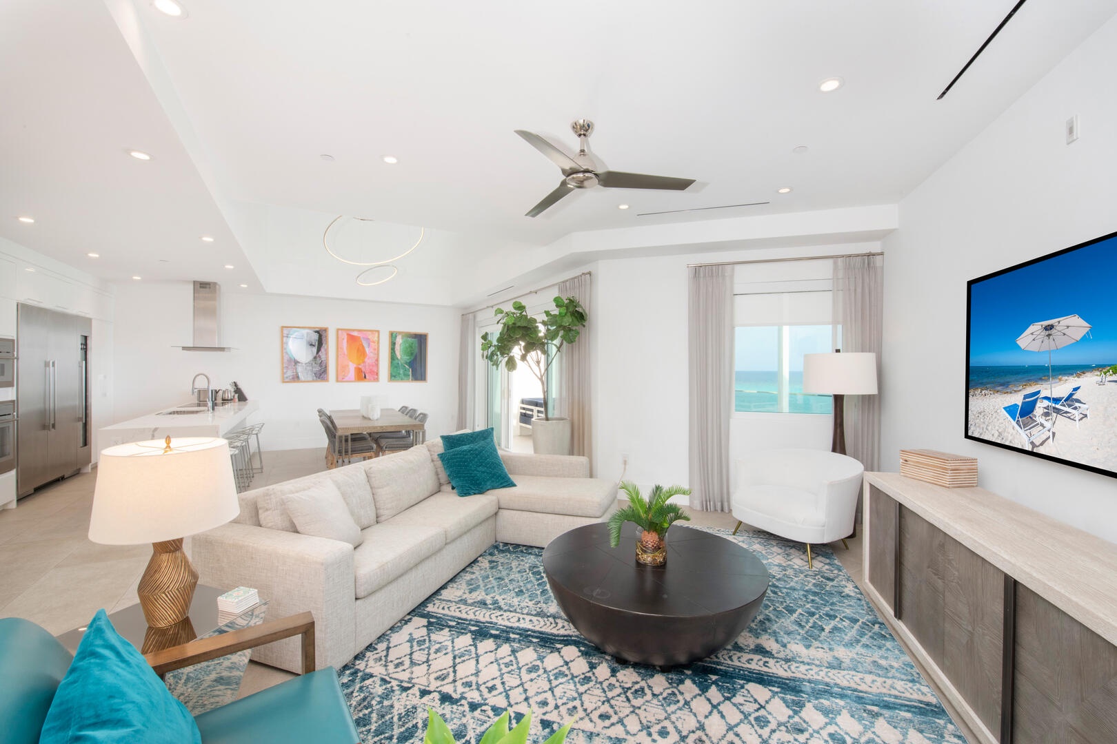 Brand new modern interiors.