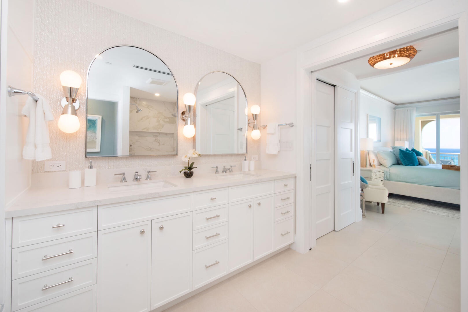 Master Suite Bathroom with double vanity.
