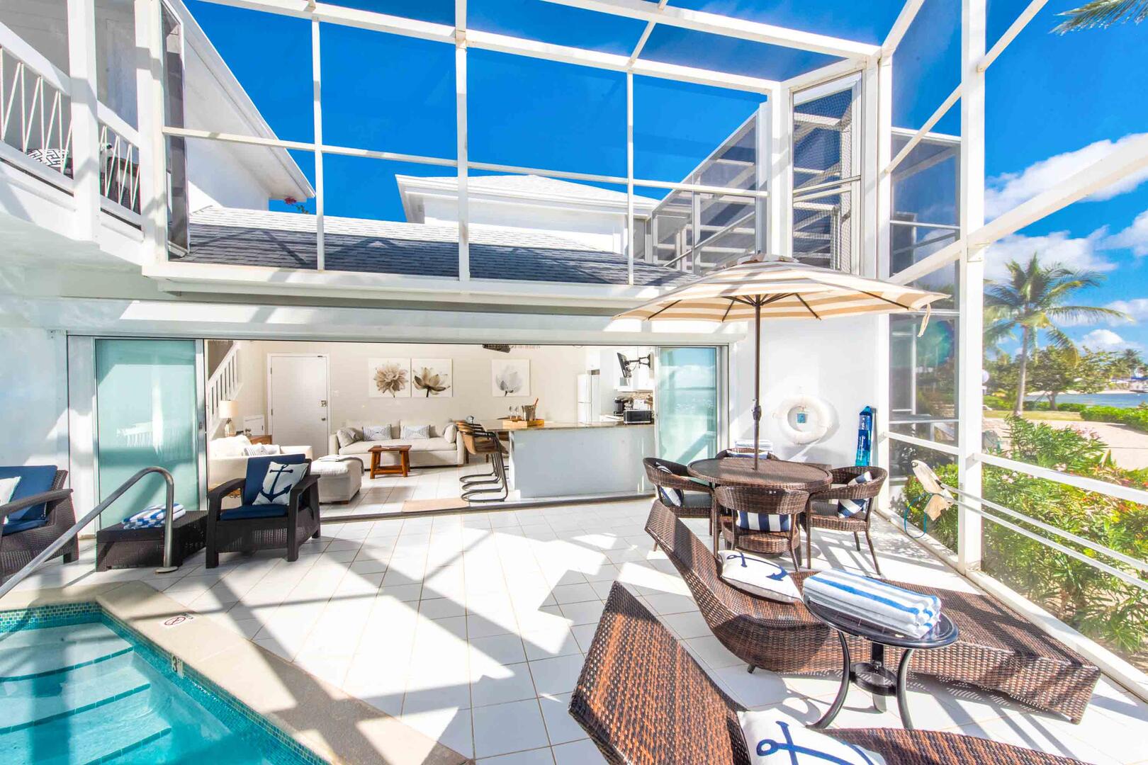 Savor the best of indoor outdoor living.