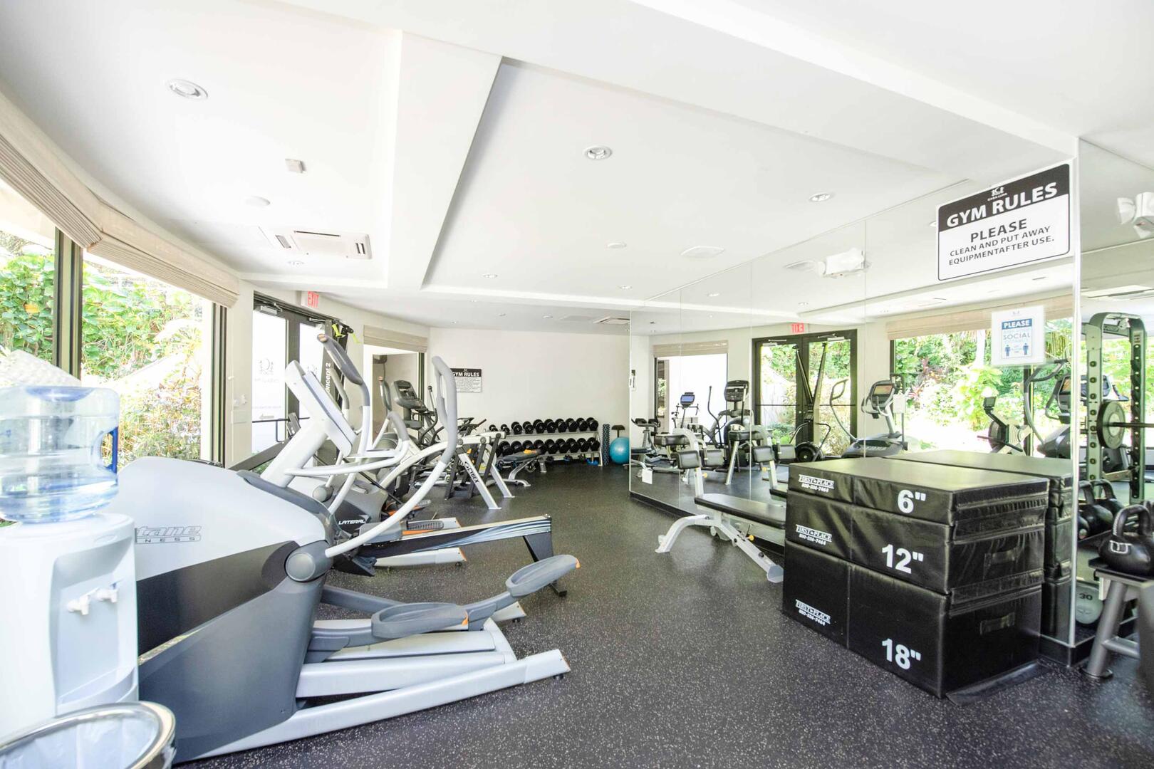 Casa Luna Resort Gym.