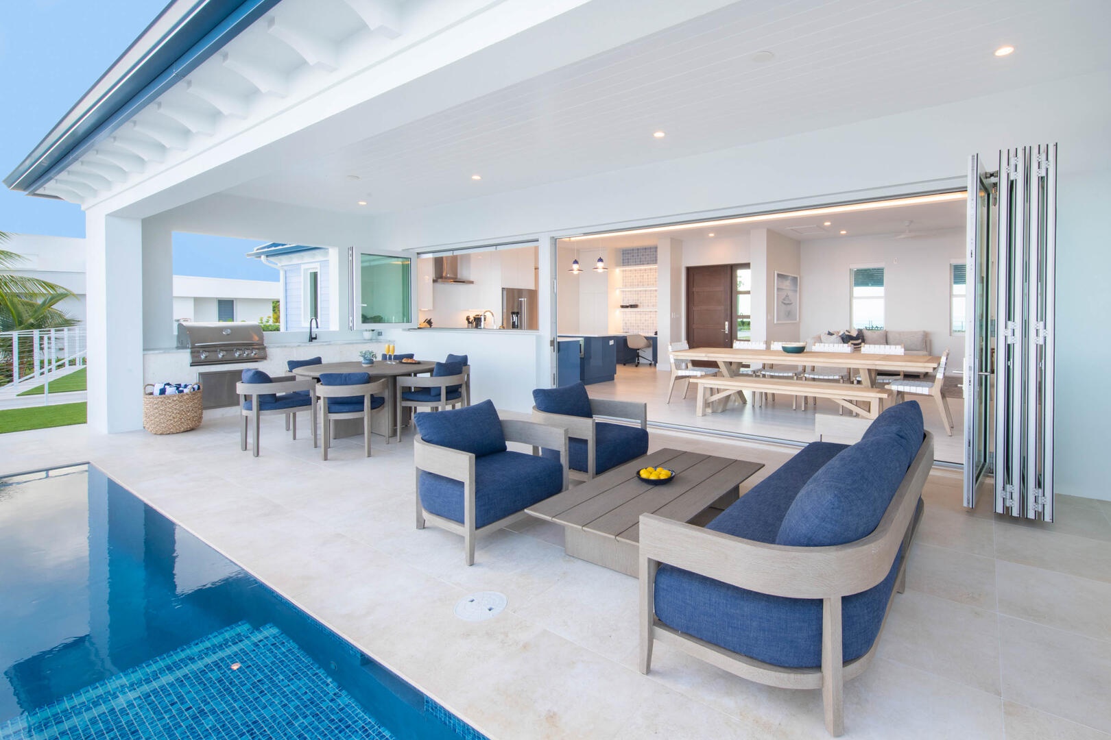 Enjoy the beach on your private veranda lounge.