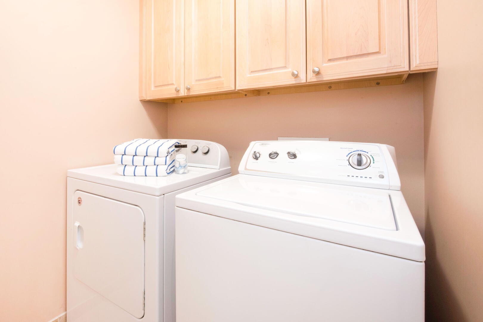 In-unit washer and dryer.