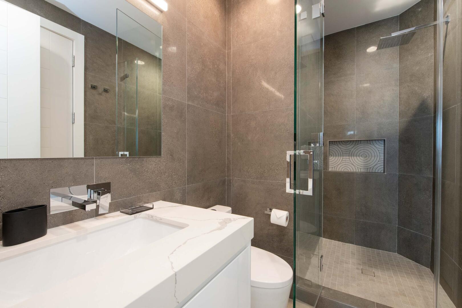 Bunk ensuite with shower.