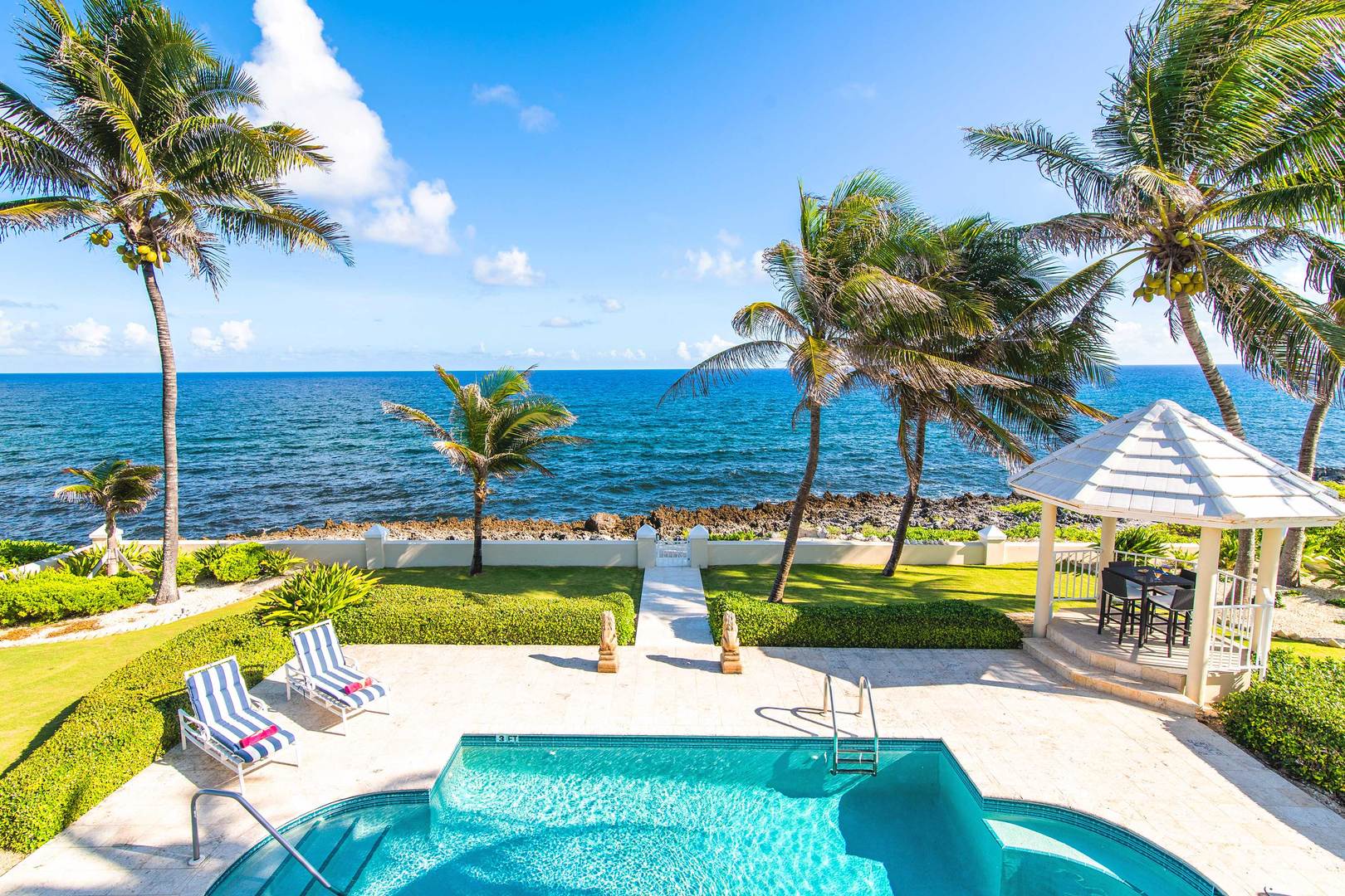 Balcony views from the upper-level primary suite.