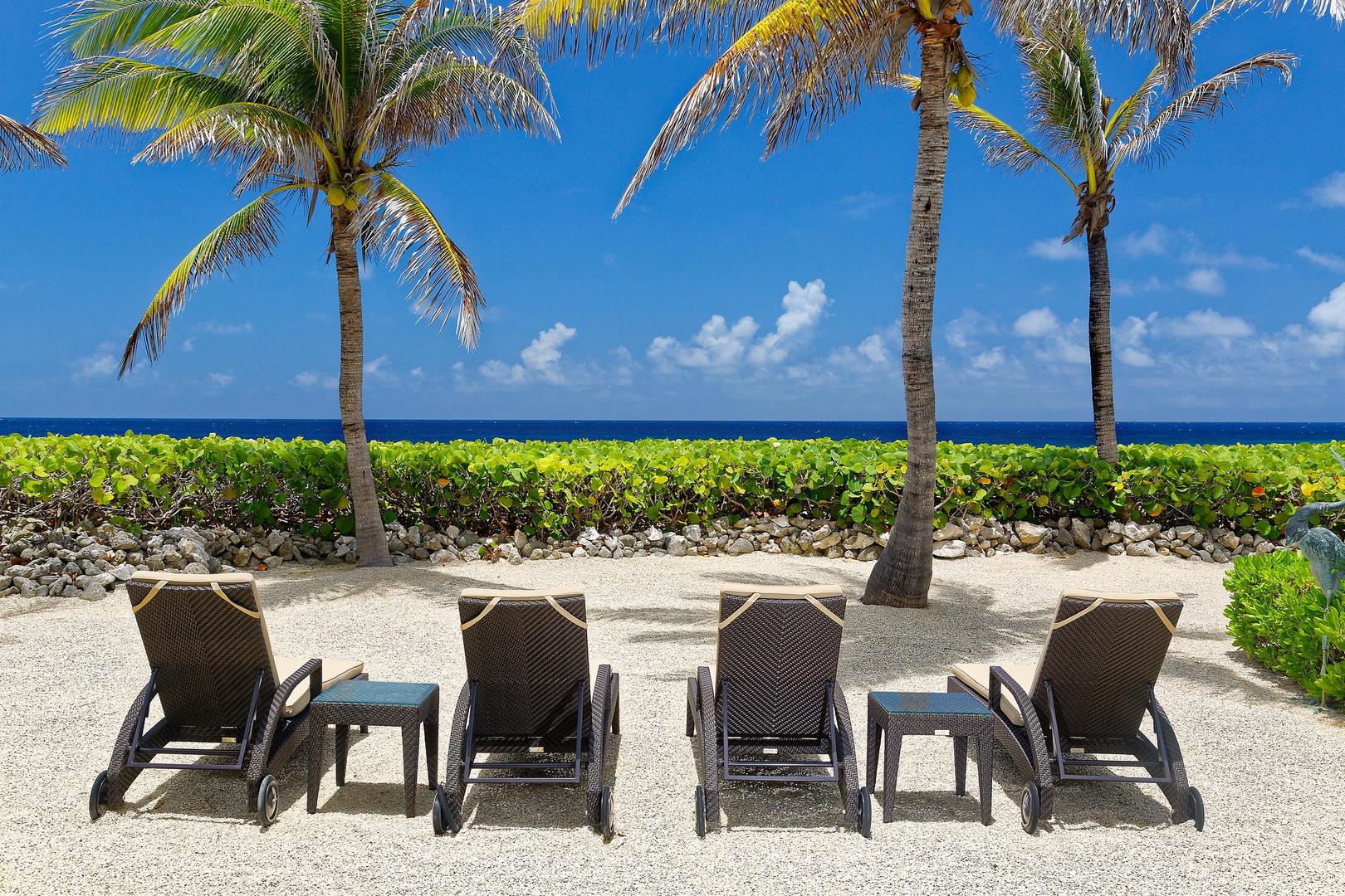 Beach loungers for the sunshine lovers.