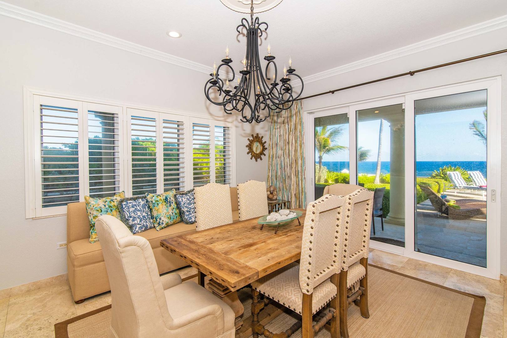 Dine in style at this stunning dining table.