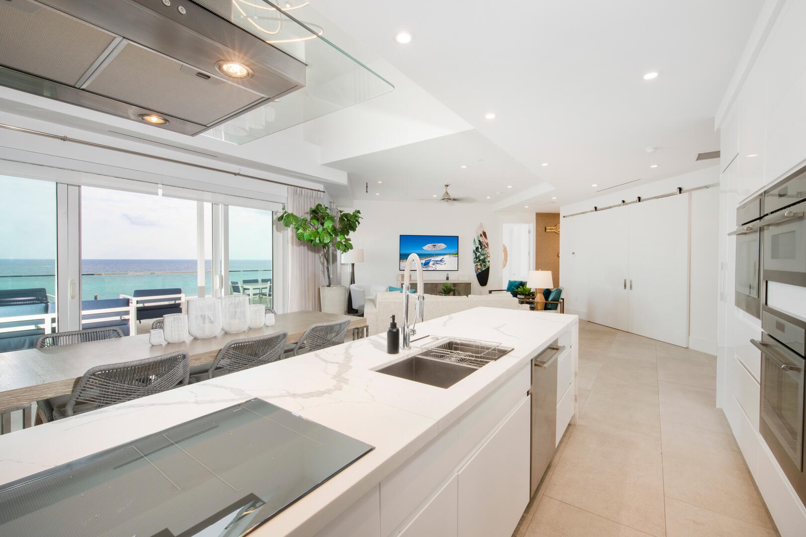 Kitchen with top-of-the-line appliances.