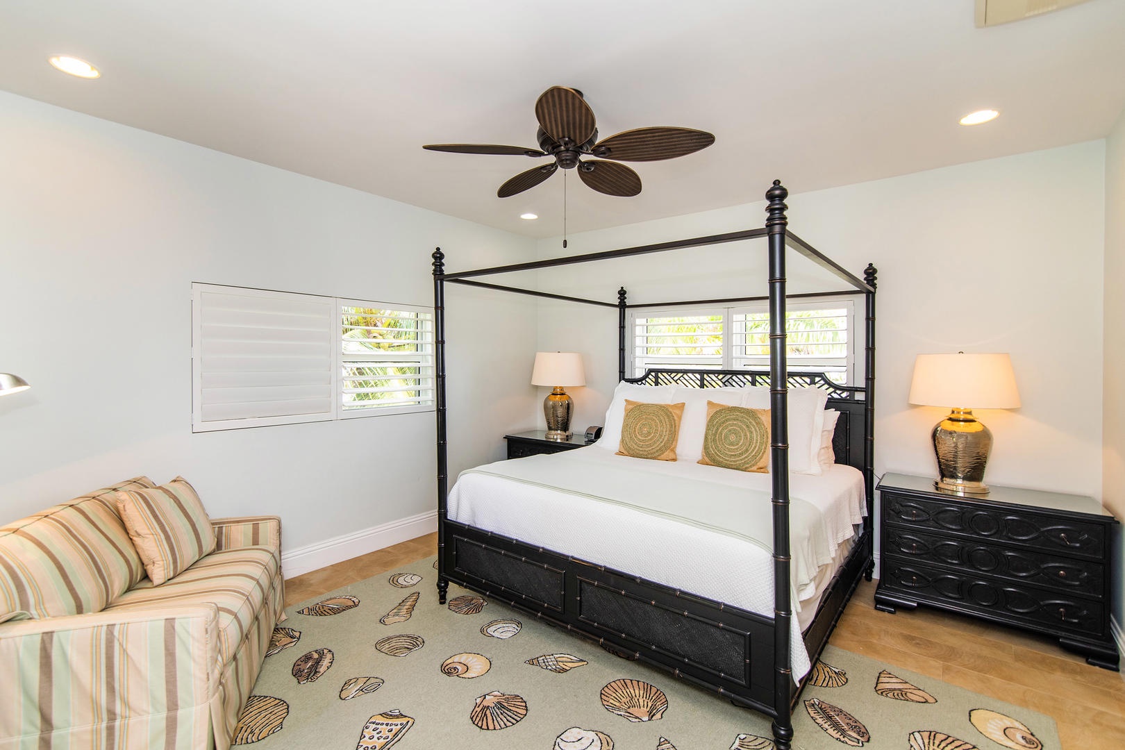 Upper North Suite with king bed.