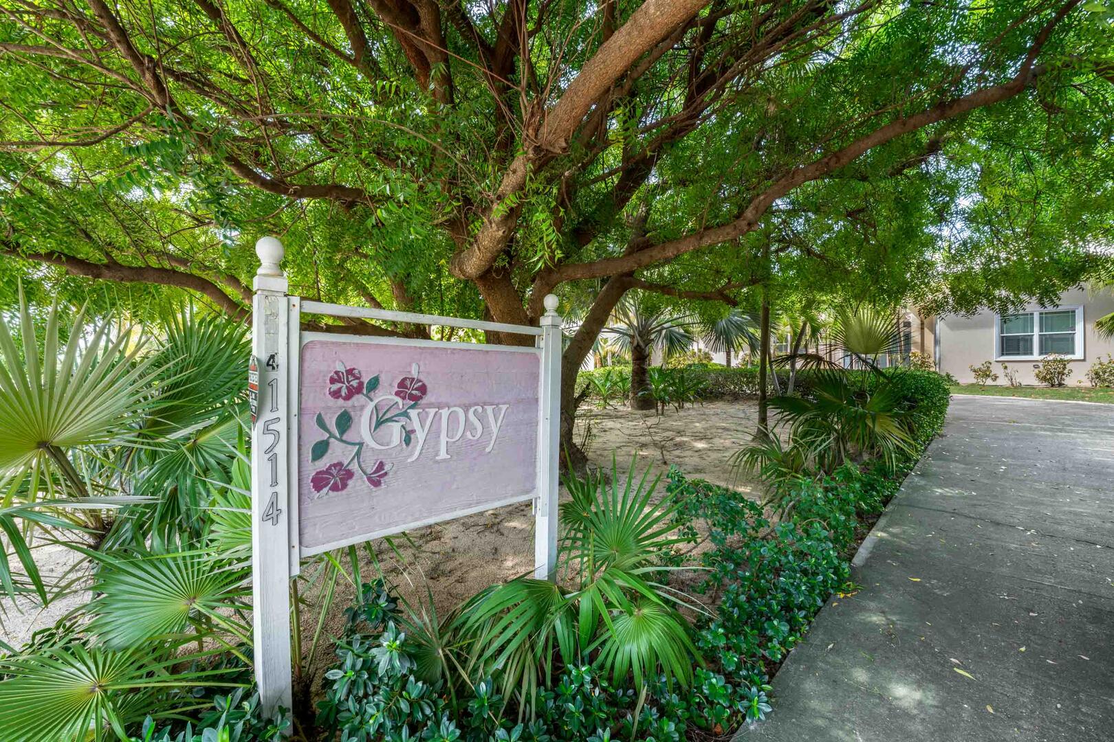 Signage out front marks the spot!