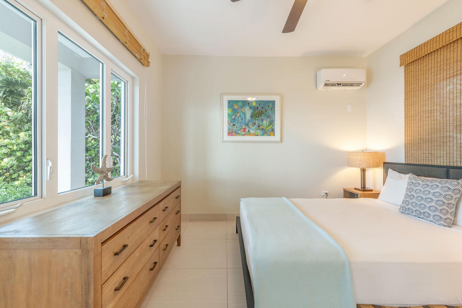 Cottage Suite #2 detached from the main house with queen bed and ensuite bath.