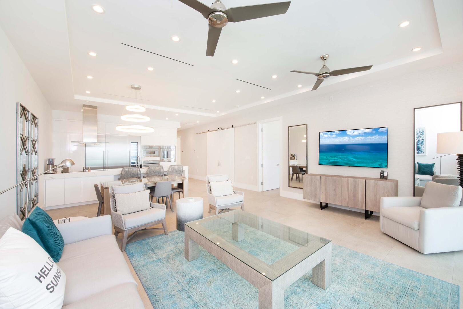 Modern and new interiors.