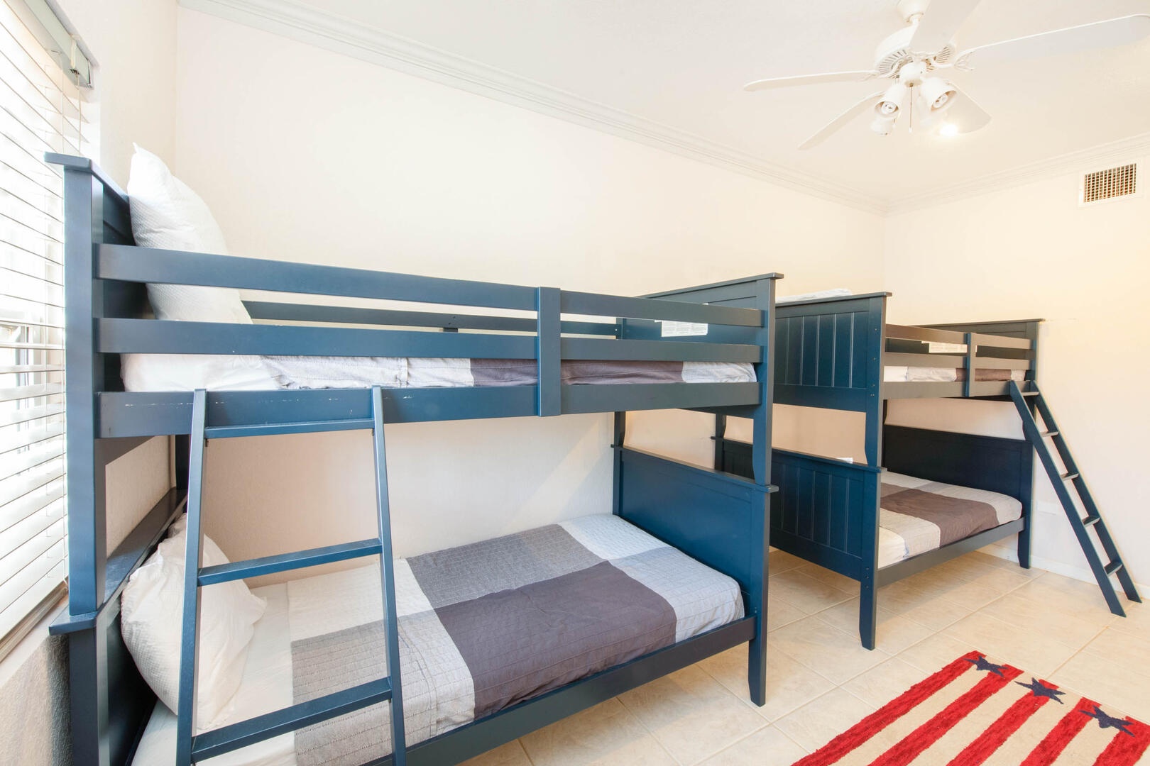 4 Twin Bunk beds.