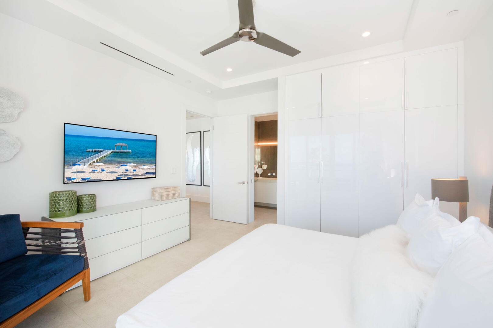 Primary Suite #2 with ensuite bath and closets.