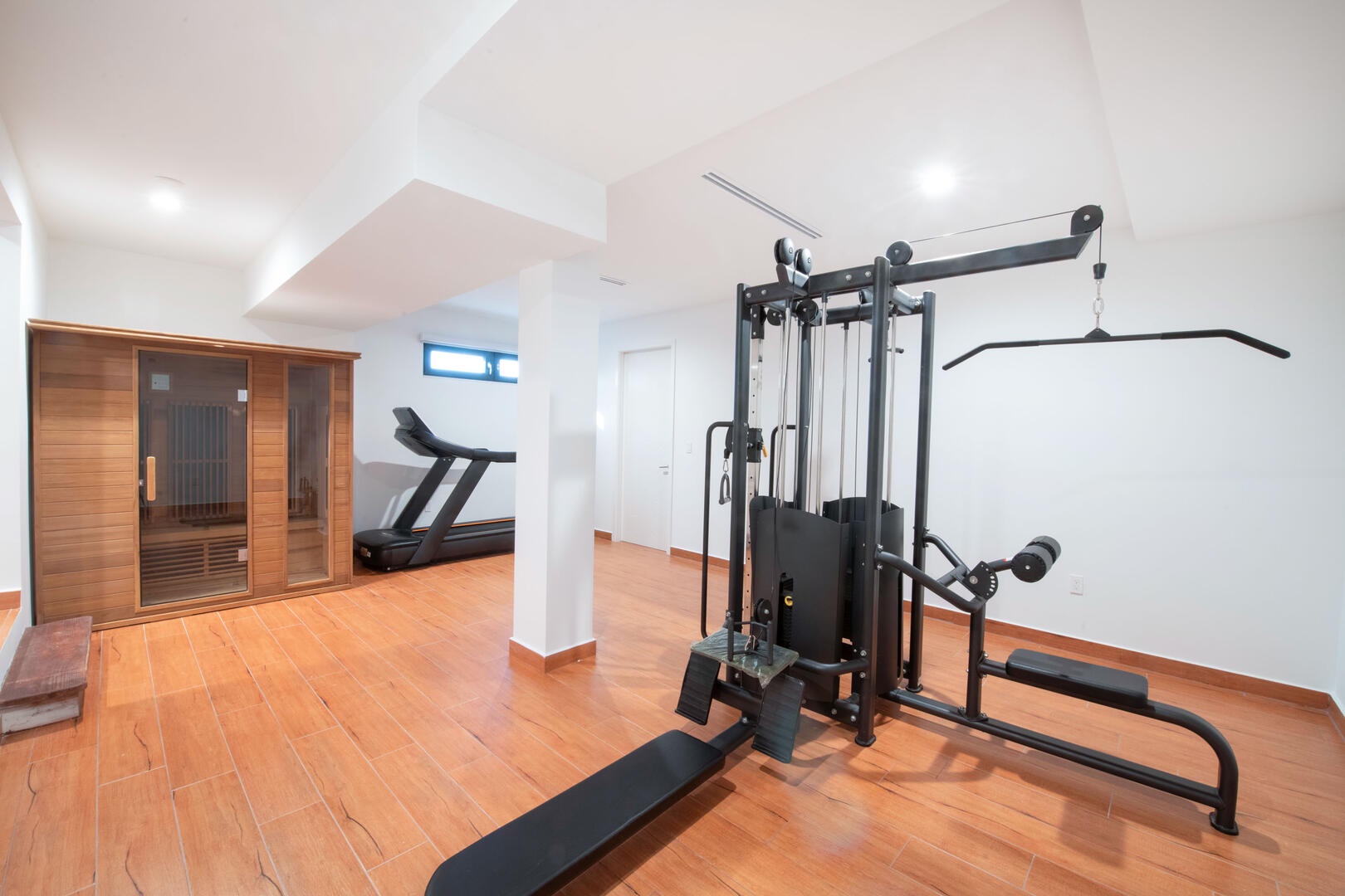 Home gym.