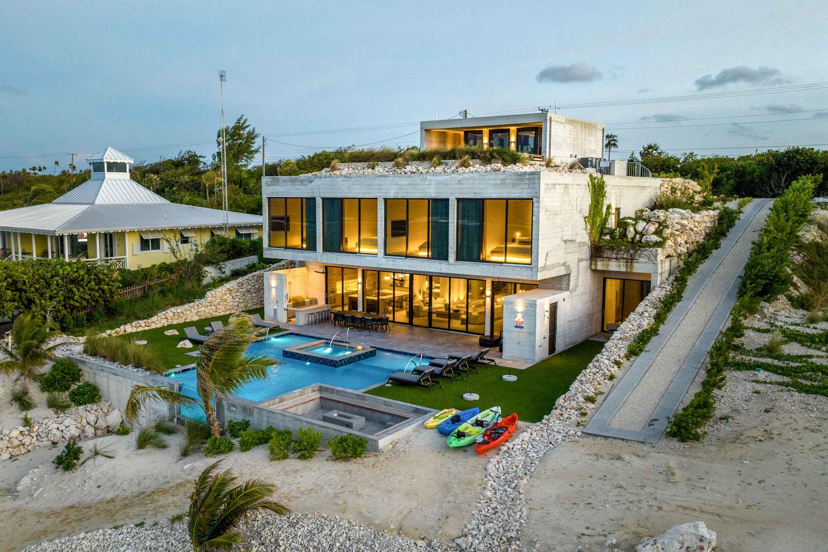 Evening view of Bella Roca