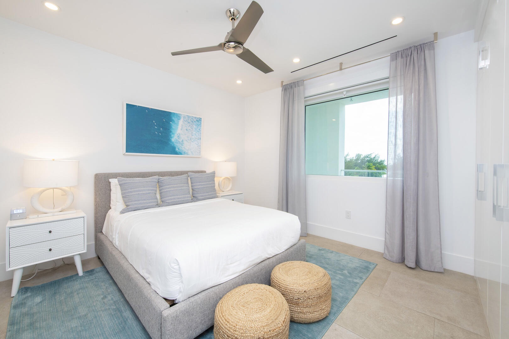 Guest suite #2 with queen bed.