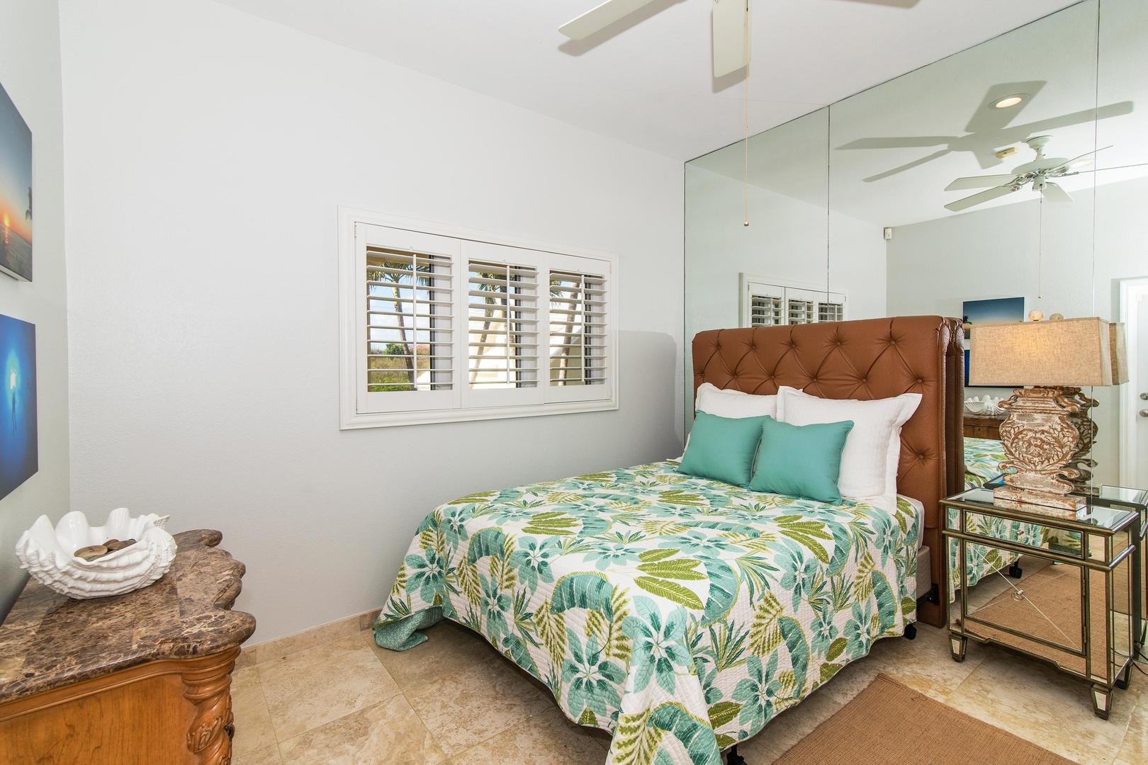 Bedroom #6 on the lower level with queen bed.