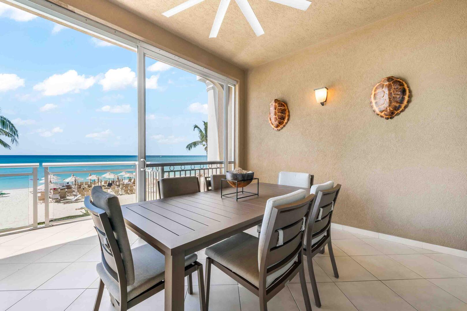 ...plan a mimosa brunch on the balcony to start your beach vacay in style!