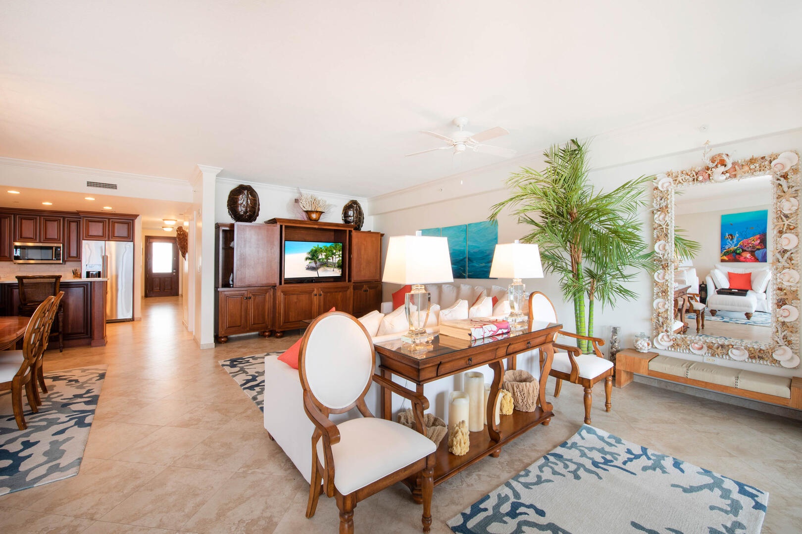 Complimentary housekeeping is provided on Mondays, Wednesdays, and Fridays.