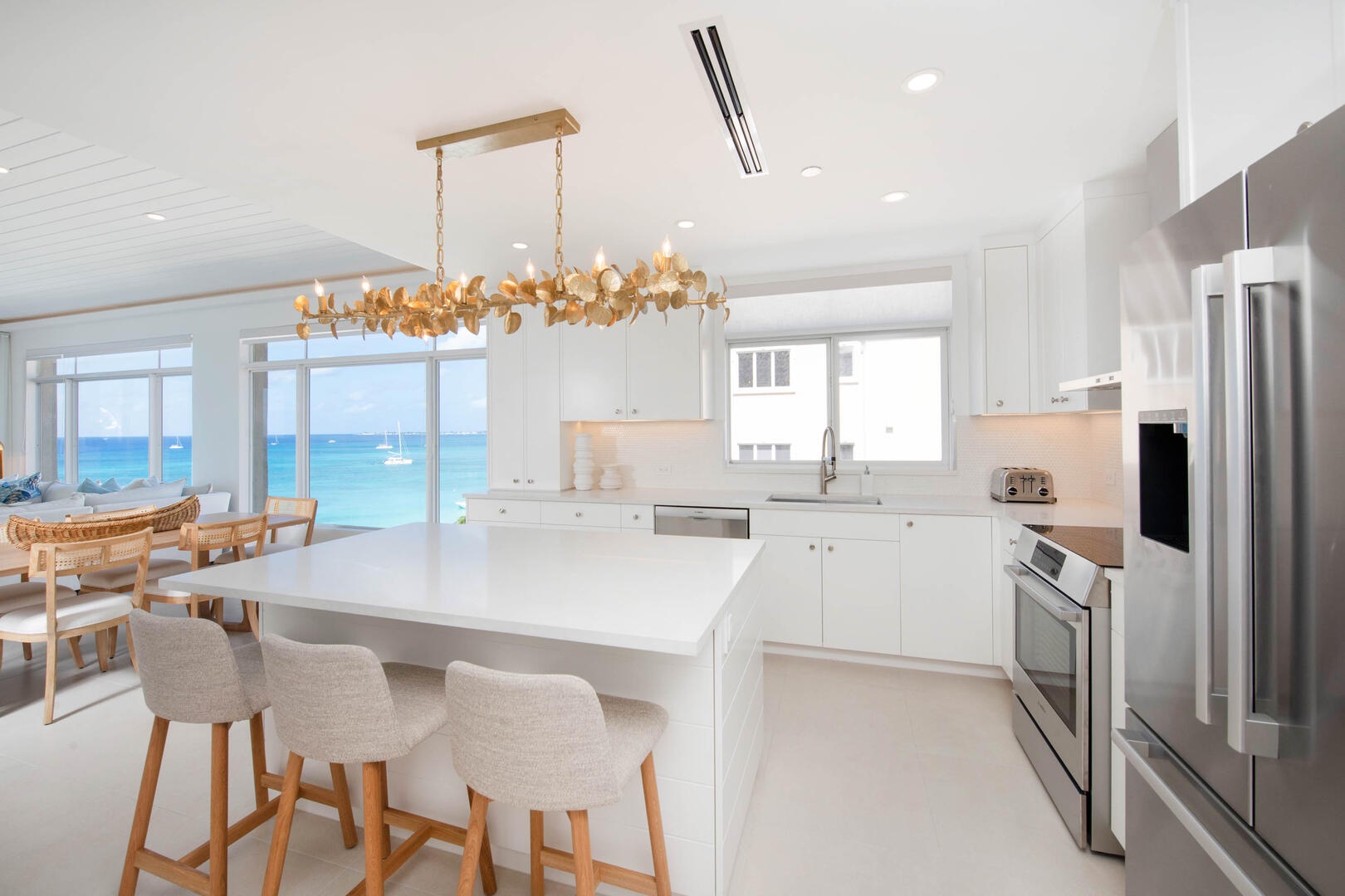Remodeled modern kitchen.