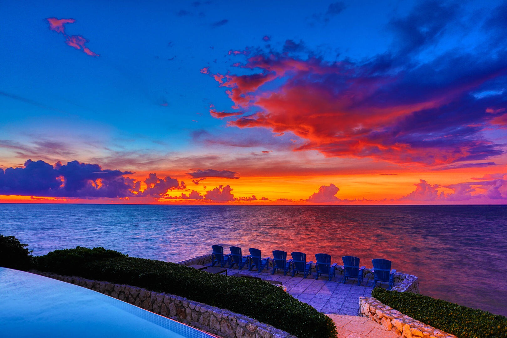 Sunrise views to greet the morning.