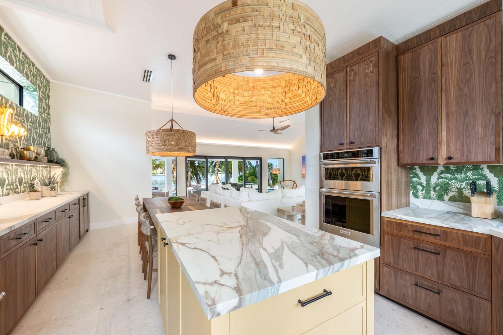 Fully renovated kitchen.