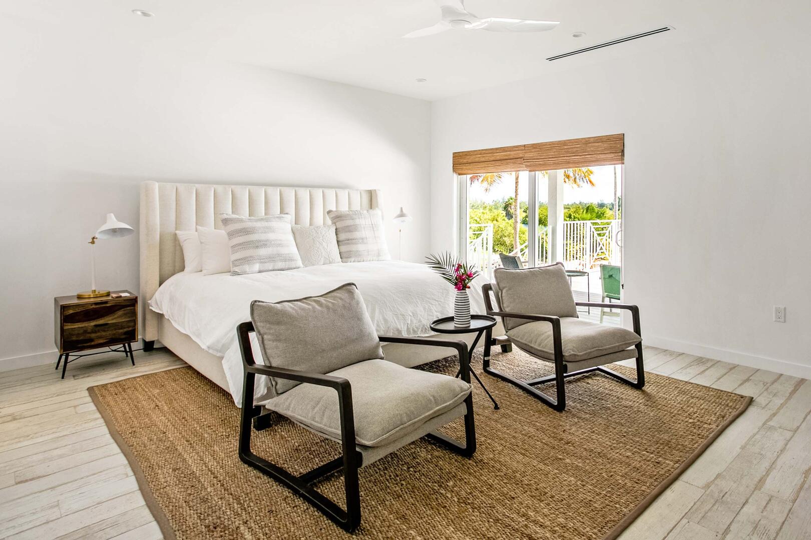 Primary suite on the lower level.