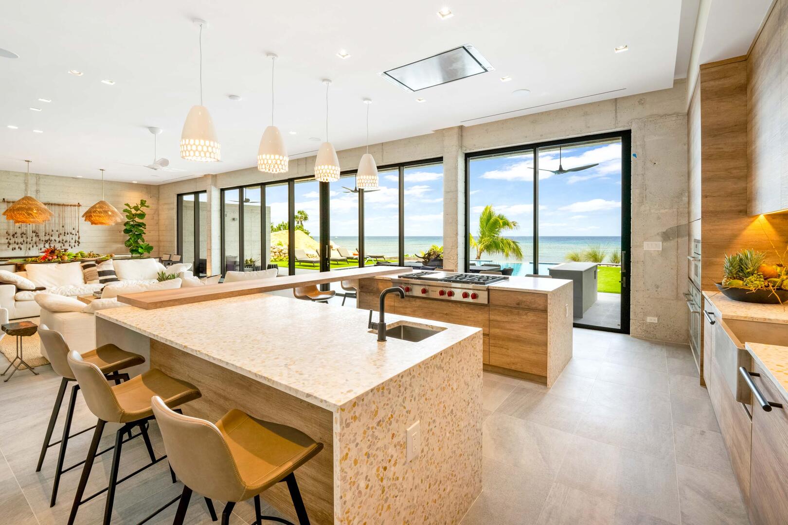 Kitchen with modern appliances