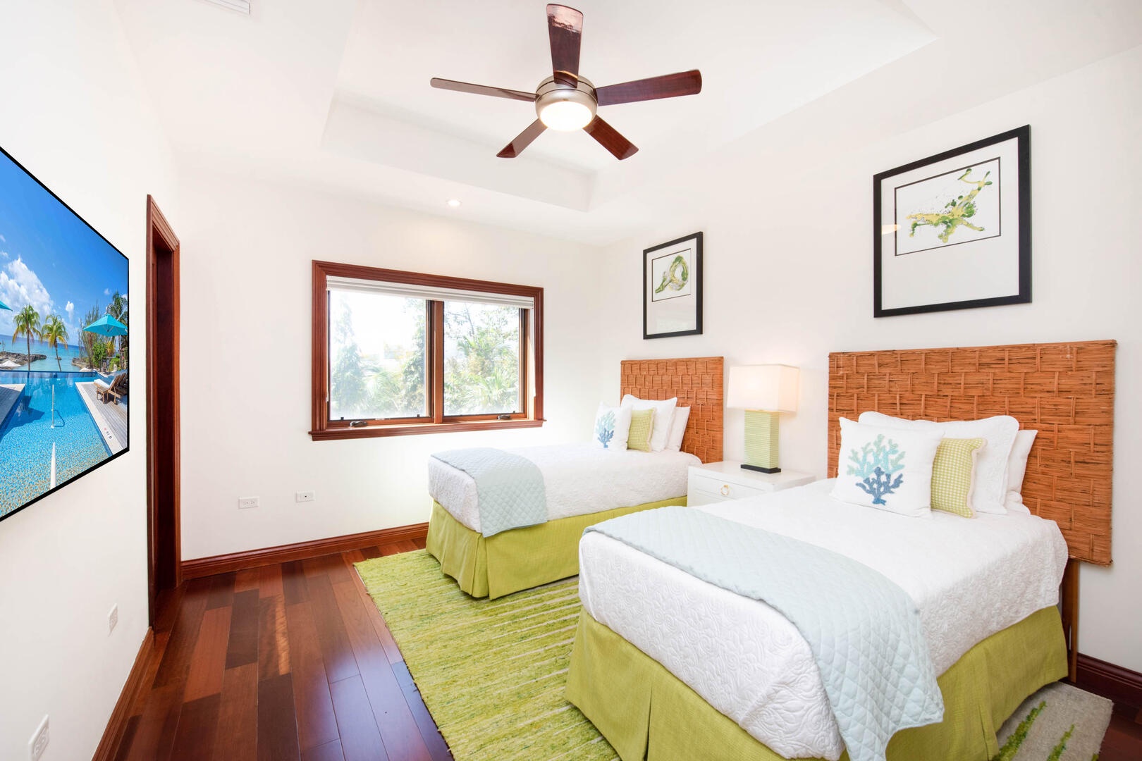 Twin Suite with two beds.