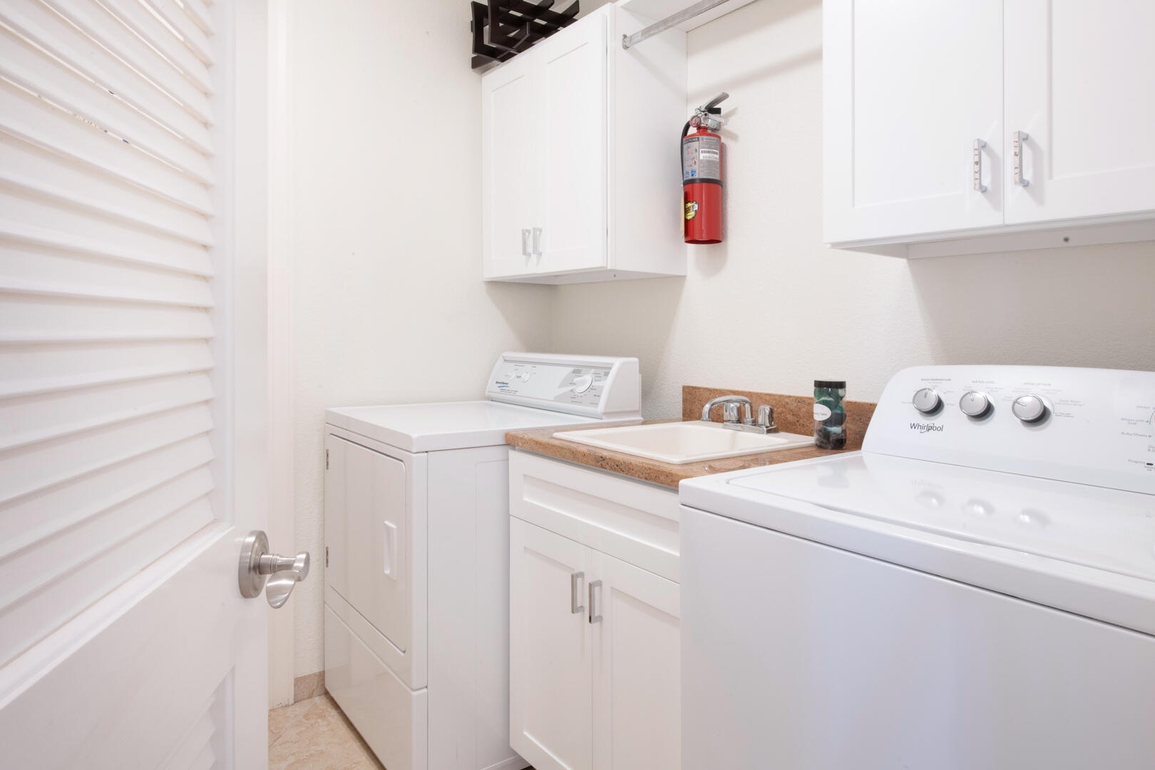 Laundry room.
