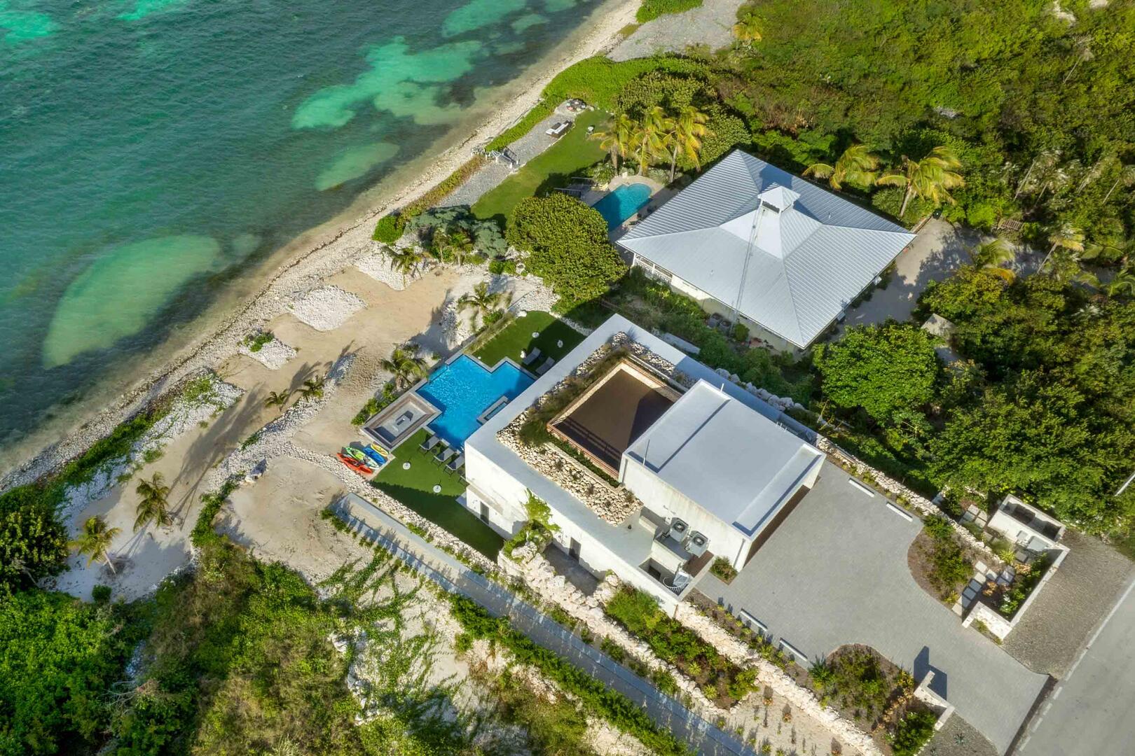 Aerial view of Bella Roca