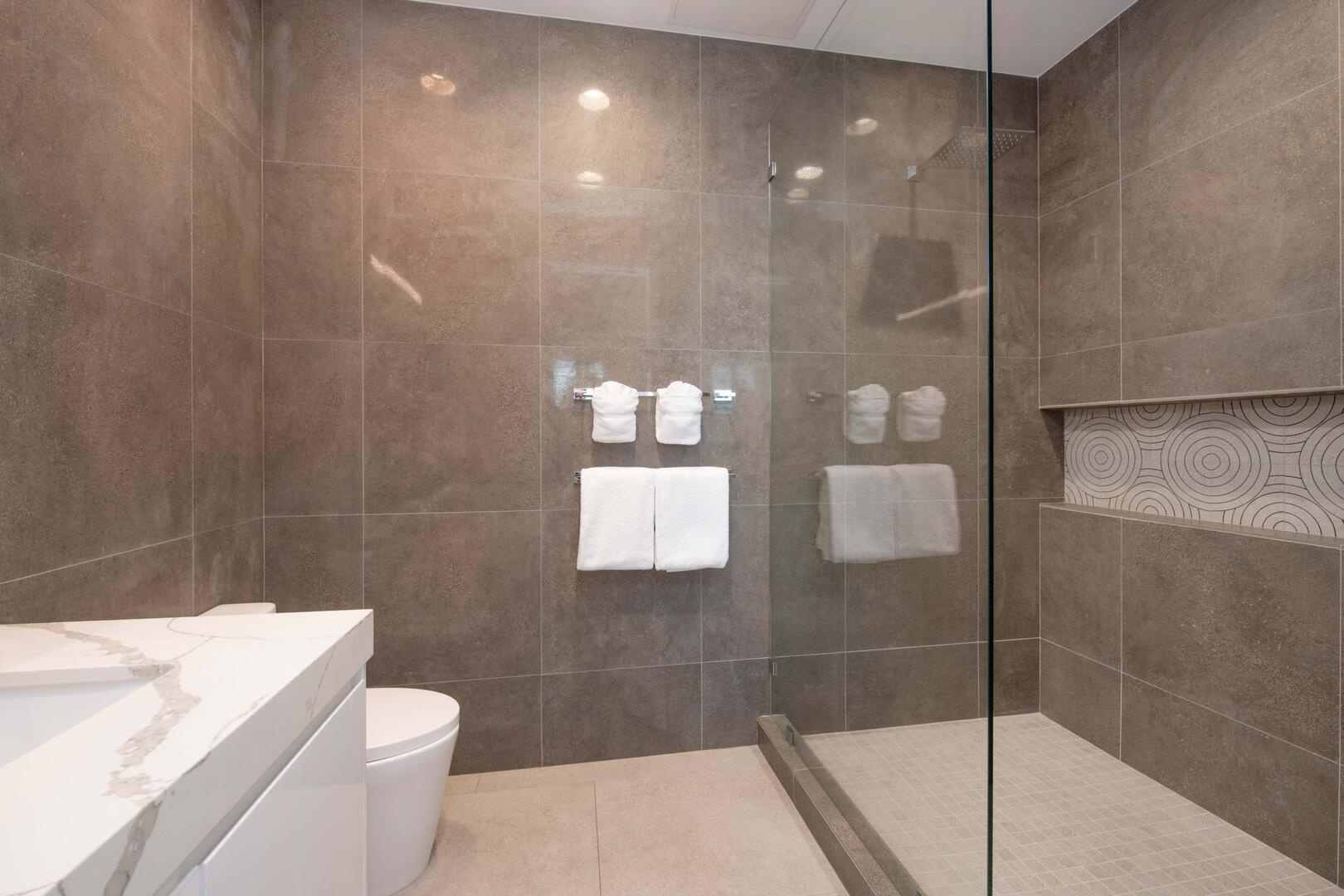 Guest Ensuite #2 with walk-in shower.