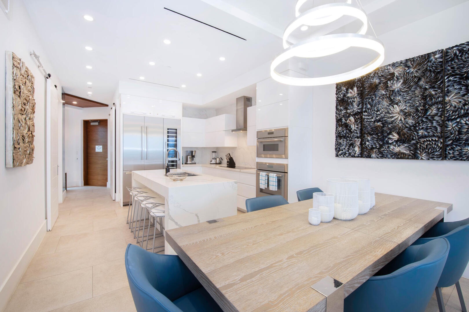 Formal dining table.