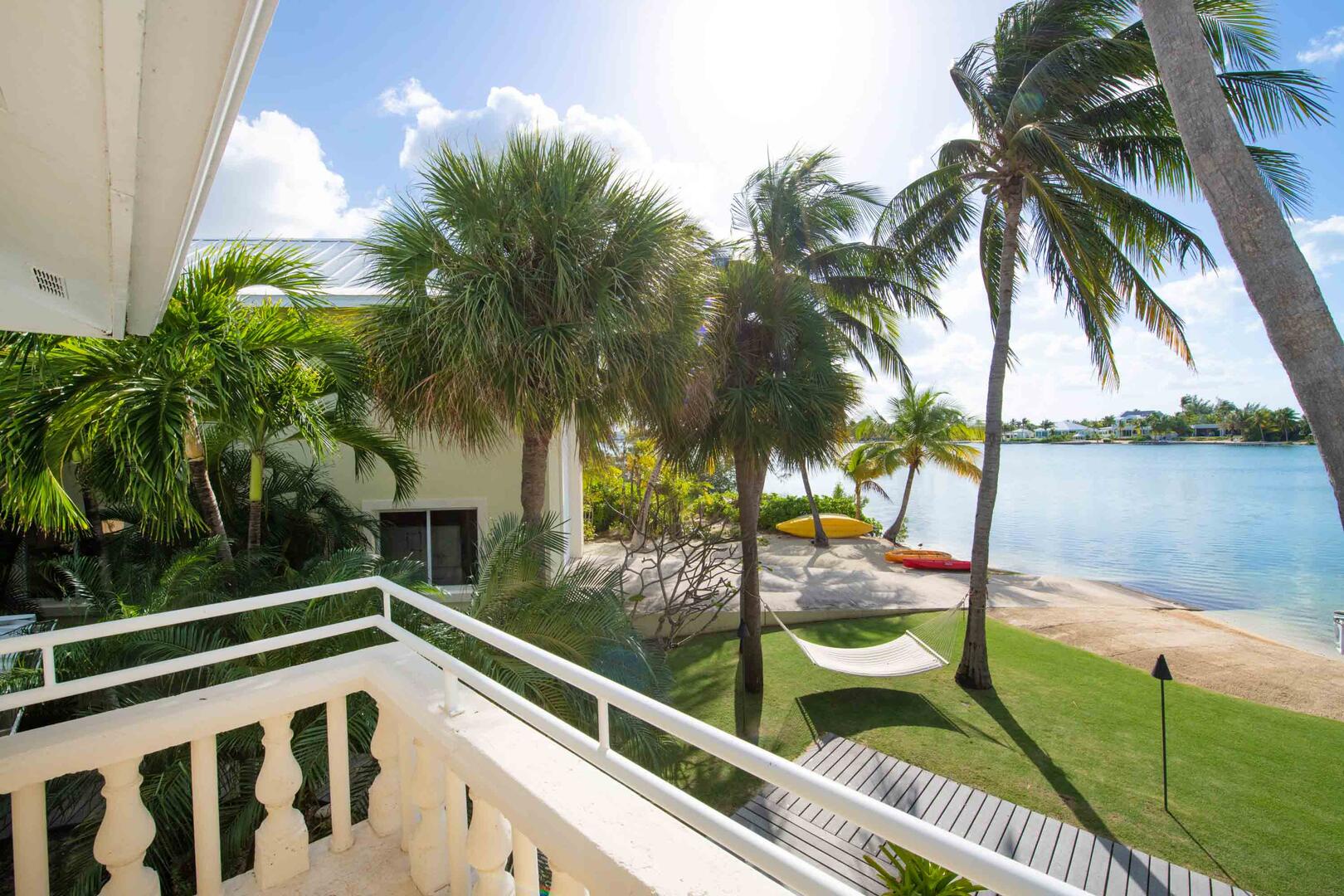 Guest Bedroom #1 balcony views.