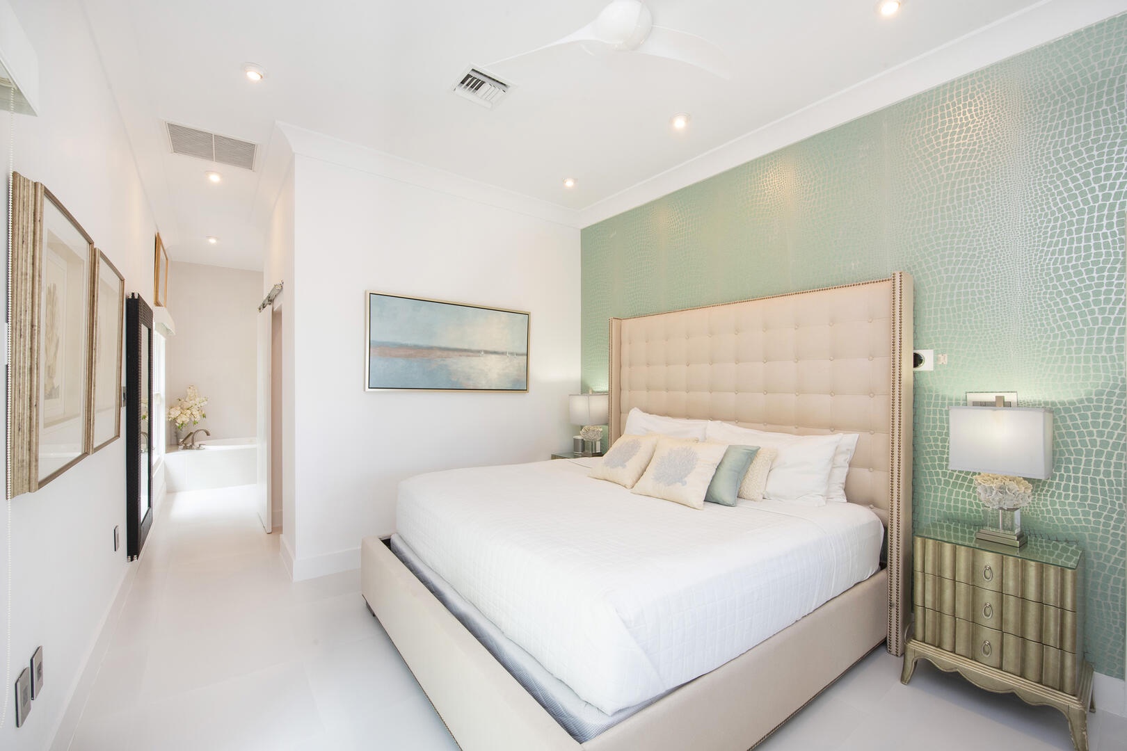 West Master Suite with King Bed.