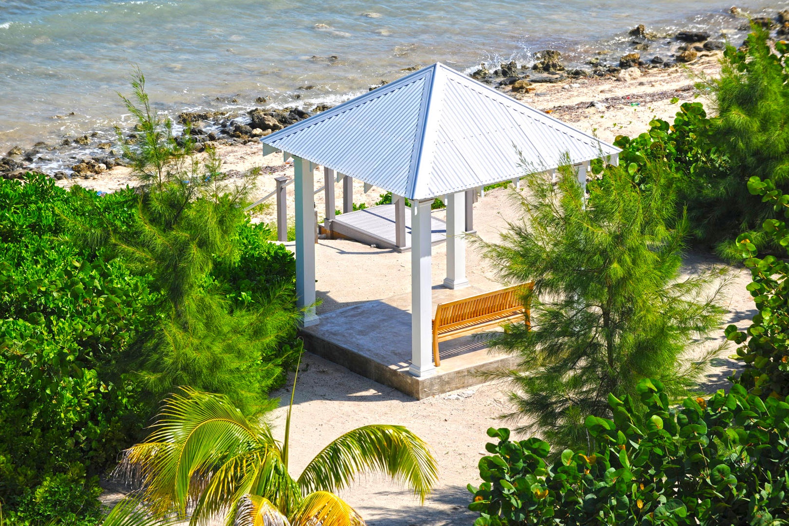 Beach cabana.