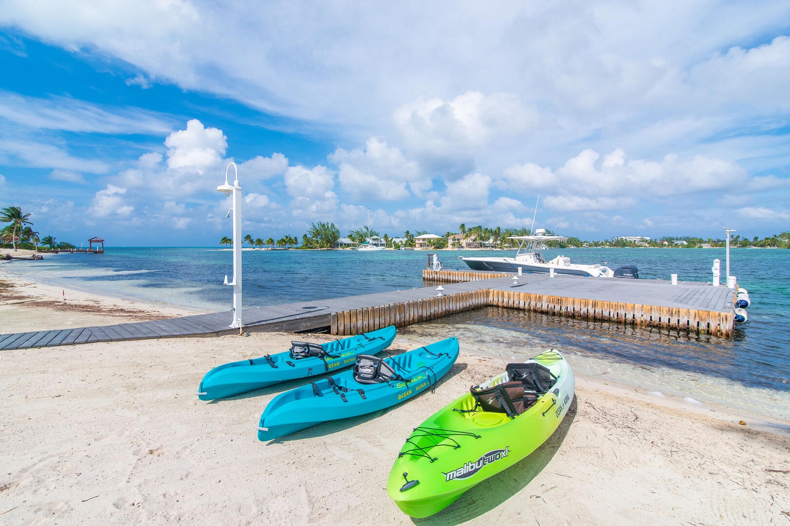 Three complimentary kayaks are provided during your stay.