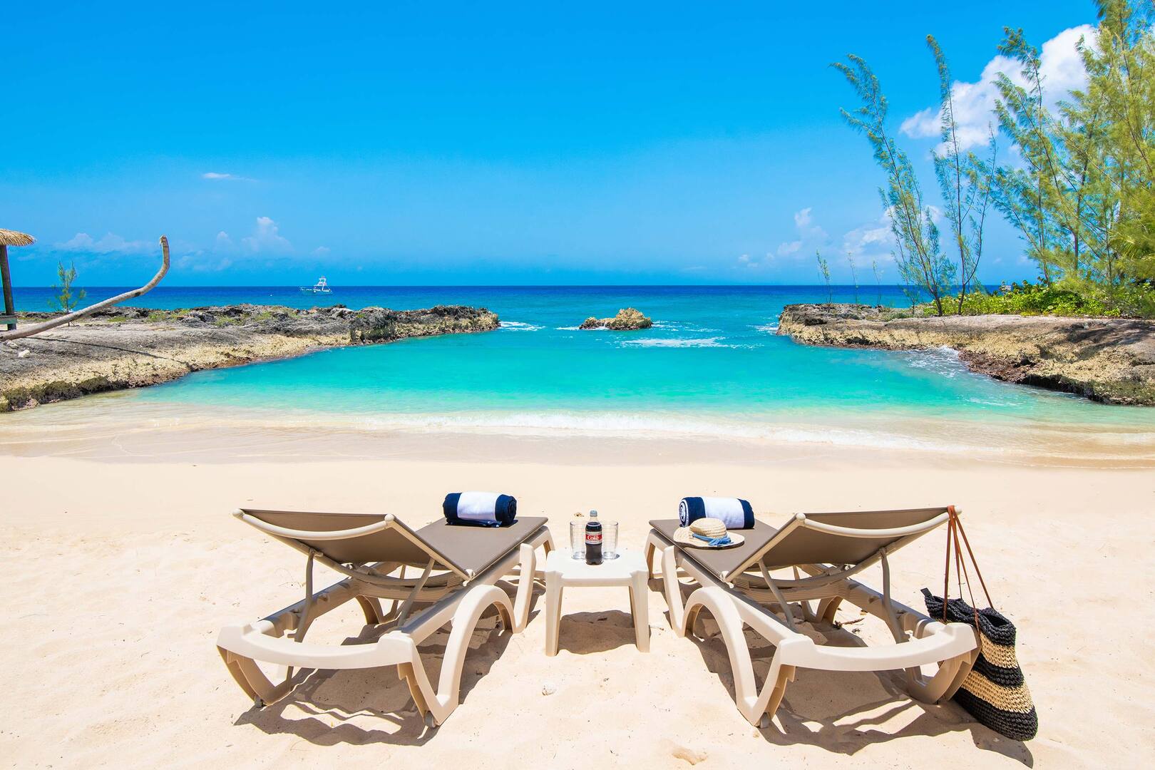 Imagine having a barefoot beach in your own backyard.