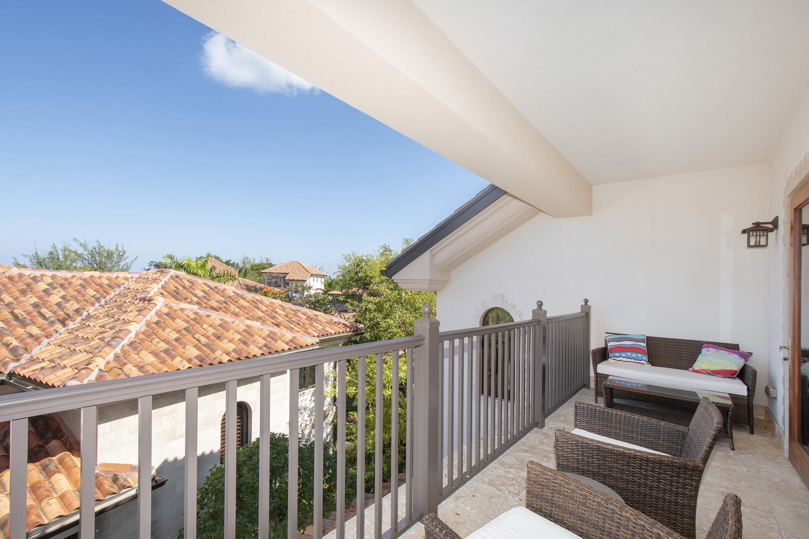 Master suite balcony.