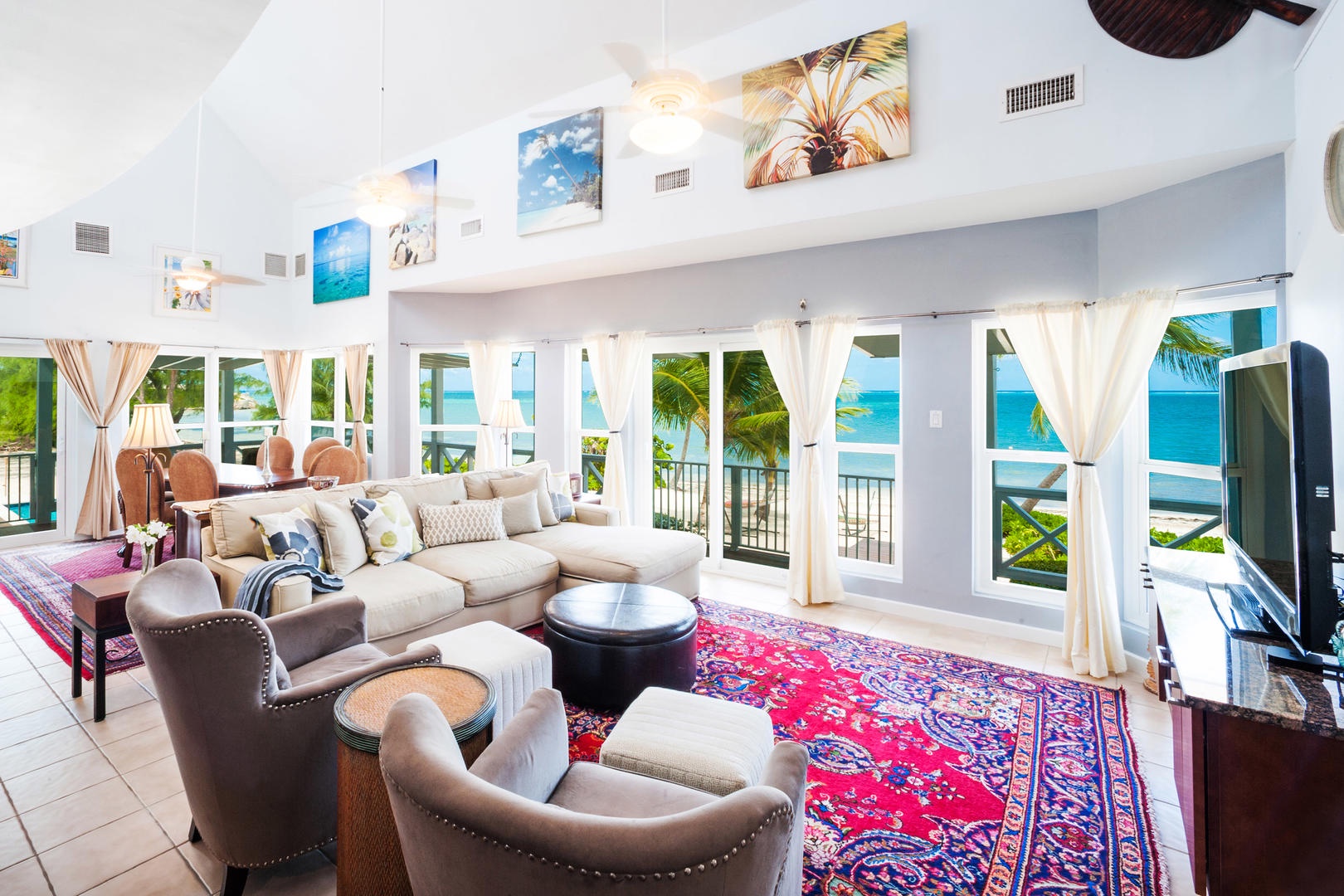 Welcome to Lone Palm! Wake up every morning to this gorgeous view from the living room.