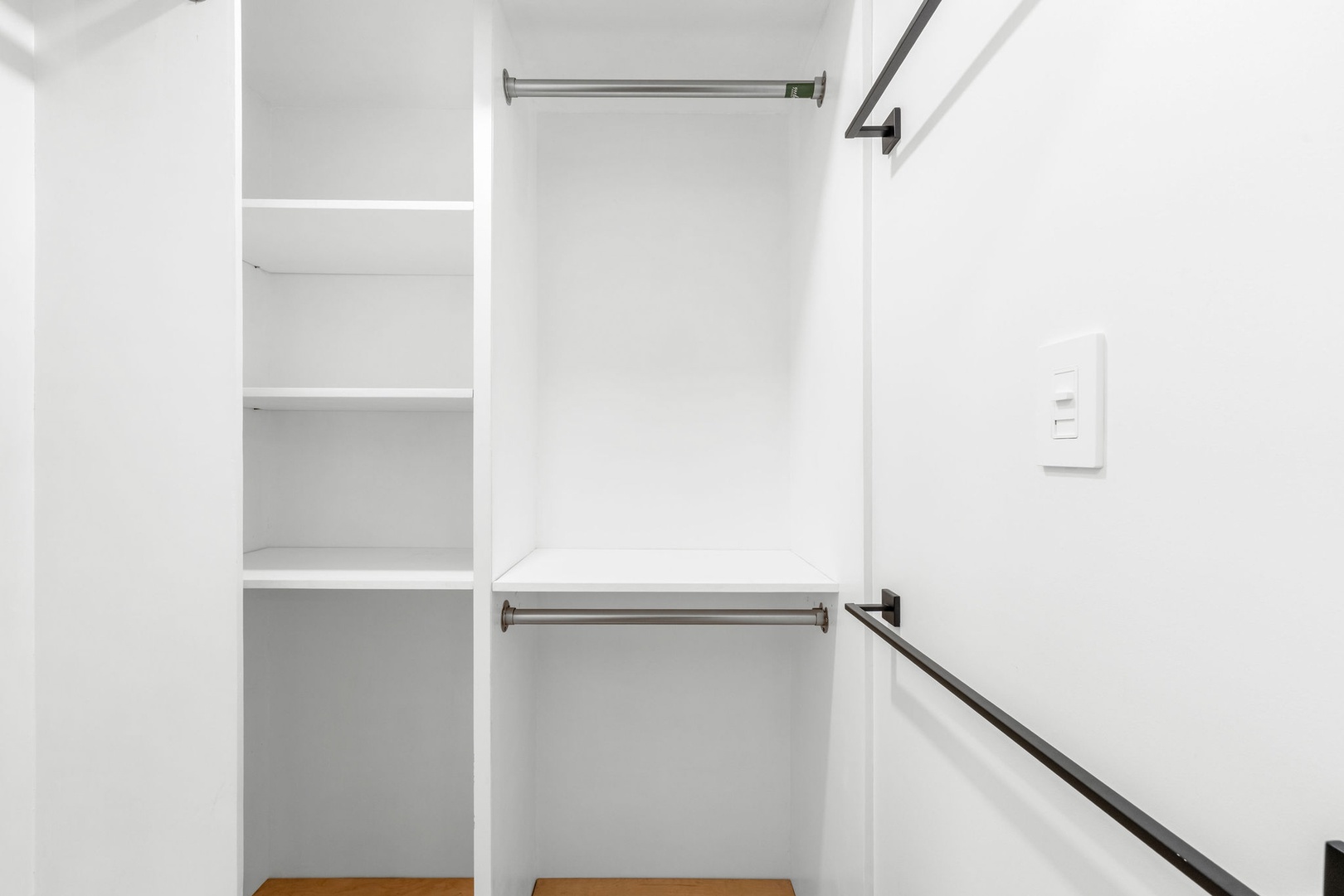 Bedroom 1 spacious closet.