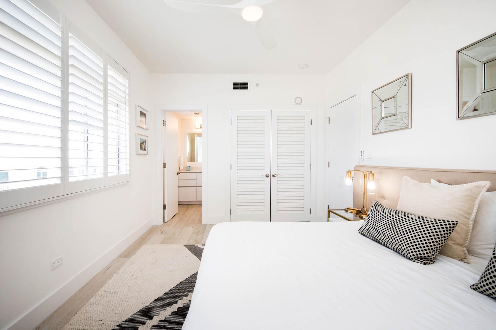 Guest Suite #2 with ensuite bathroom.
