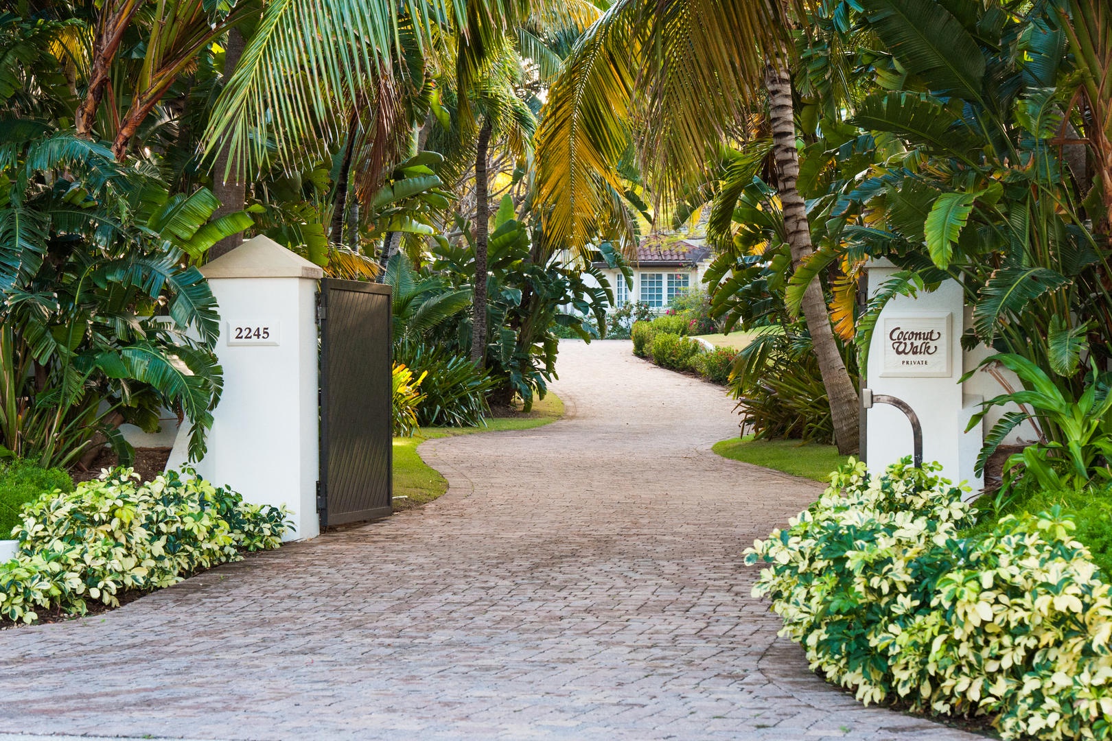 Coconut Walk offers gated entry to enhance the privacy of the property.